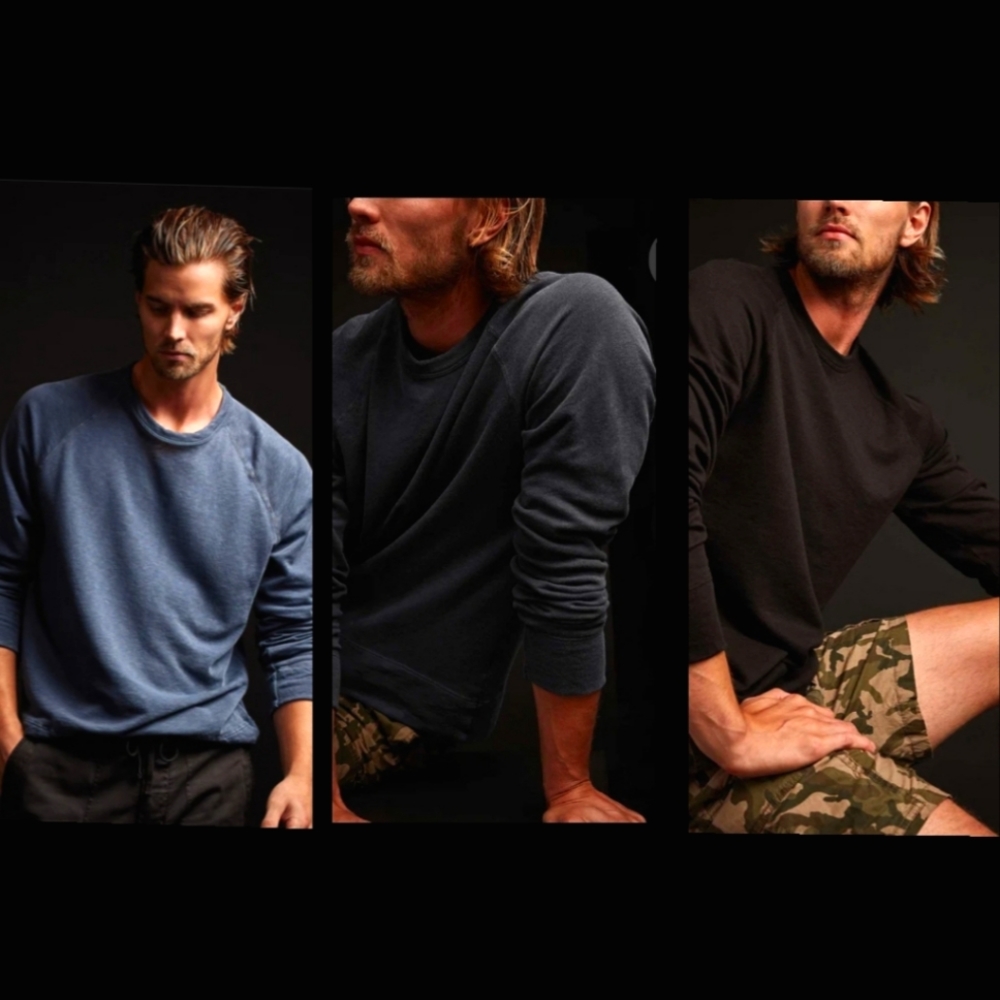 ☆SET OF 3☆James Perse French Terry sweatshirt size 3/ large